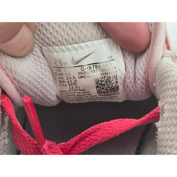 Nike SB Dunk Low GS DH9756-061 Pink Foam and Hyper Pink Youth Skate Shoes Sz1.5Y - Picture 8 of 8